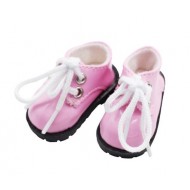 Обувь для куклы "Кожаные ботинки", цвет: розовый лаковый, длина 5 см 